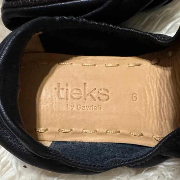 Tieks by Gavrieli black ballet flat shoes sz 6 new in box - Picture 8 of 14